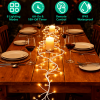 Lighted Birch Garland 7.87ft 144 LED, 8 Lighting Modes with Remote & 6H Timer, IP45 Waterproof Warm White Lights for Christmas Home Decor