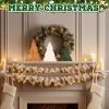 3 Pcs Christmas Decorations Rustic Farmhouse Wood Christmas Trees Neutral Tabletop Tree Signs Decor Freestanding Xmas Wooden Decorations for Fireplace
