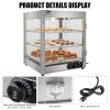 110.00V 800.00W Three Layers Stainless Steel Color Stainless Steel/Tempered Glass Warming Cabinet