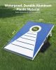 3x2ft Cornhole Set Portable Corn Hole Toss Game Board Aluminum with 8 Bean Bags