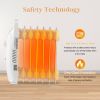 ZOKOP Oil Filled Radiator Heater, 600W Portable Electric Space Heater with Adjustable Thermostat, Overheat and Tip-Over Protection