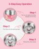 Commercial Cotton Candy Machine Sugar Floss Maker 1000W for Party Home Pink