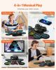Electric Drum Set 9-Pad with Headphone Jack Pedals Built-in Speakers for Kids