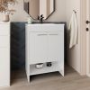 Polkton Bathroom Vanity, 2 Doors, 2 Shelves