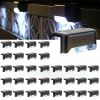 8/16/32 solar outdoor deck lights, garden lights, atmosphere lights, LED walk lights, light source control, suitable for balconies, terraces