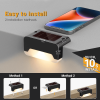 8/16/32 solar outdoor deck lights, garden lights, atmosphere lights, LED walk lights, light source control, suitable for balconies, terraces