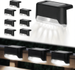 8/16/32 solar outdoor deck lights, garden lights, atmosphere lights, LED walk lights, light source control, suitable for balconies, terraces