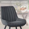 2-piece or 4-piece dining chair sets, suitable for use in dining rooms, living rooms and offices