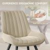 2-piece or 4-piece dining chair sets, suitable for use in dining rooms, living rooms and offices
