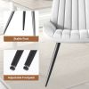 2-piece or 4-piece dining chair sets, suitable for use in dining rooms, living rooms and offices