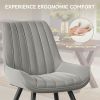 2-piece or 4-piece dining chair sets, suitable for use in dining rooms, living rooms and offices