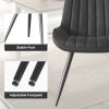 2-piece or 4-piece dining chair sets, suitable for use in dining rooms, living rooms and offices