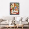 Framed Canvas Wall ArtOil Paintings Impressionism Aesthetic Prints Canvas Paintings for Living Room Bedroom Office Home