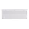 Entryway Wall Mounted Coat Rack with 4 Dual Hooks Living Room Wooden Storage Shelf