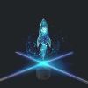 3D Hologram Projection Light