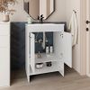 Polkton Bathroom Vanity, 2 Doors, 2 Shelves